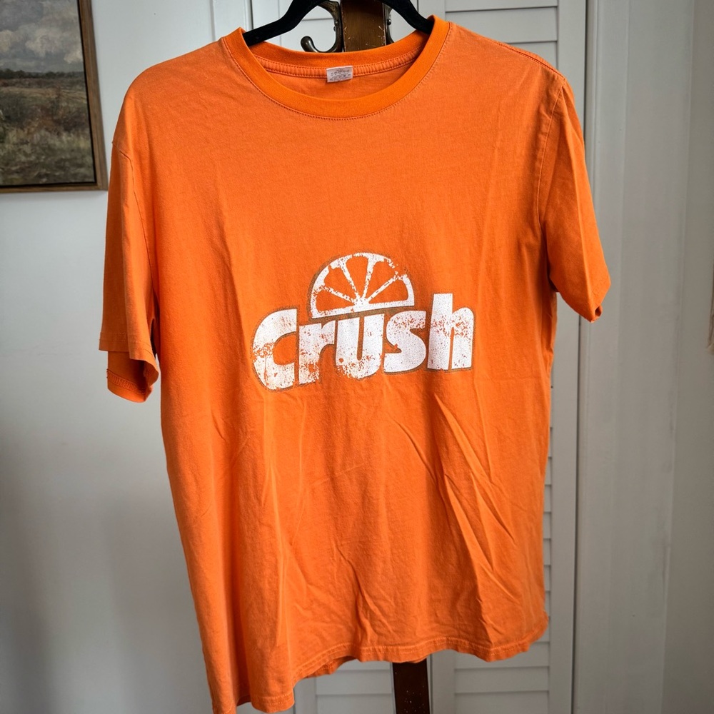 Vintage Orange Crush logo t-shirt in orange Size Large